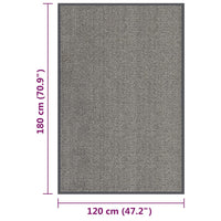 Thumbnail for Fußmatte getuftet 120x180 cm Hellbraun