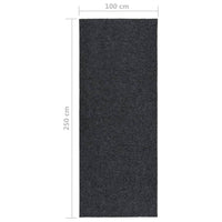 Thumbnail for Schmutzfangläufer 100x250 cm Anthrazit