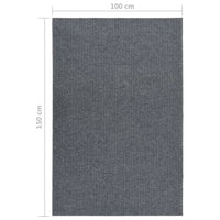 Thumbnail for Schmutzfangläufer 100x150 cm Grau