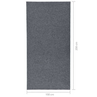 Thumbnail for Schmutzfangläufer Grau 100x200 cm