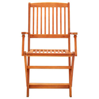 Thumbnail for Klappbare Gartenstühle 4 Stk. Massivholz Eukalyptus