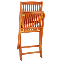 Thumbnail for Klappbare Gartenstühle 4 Stk. Massivholz Eukalyptus