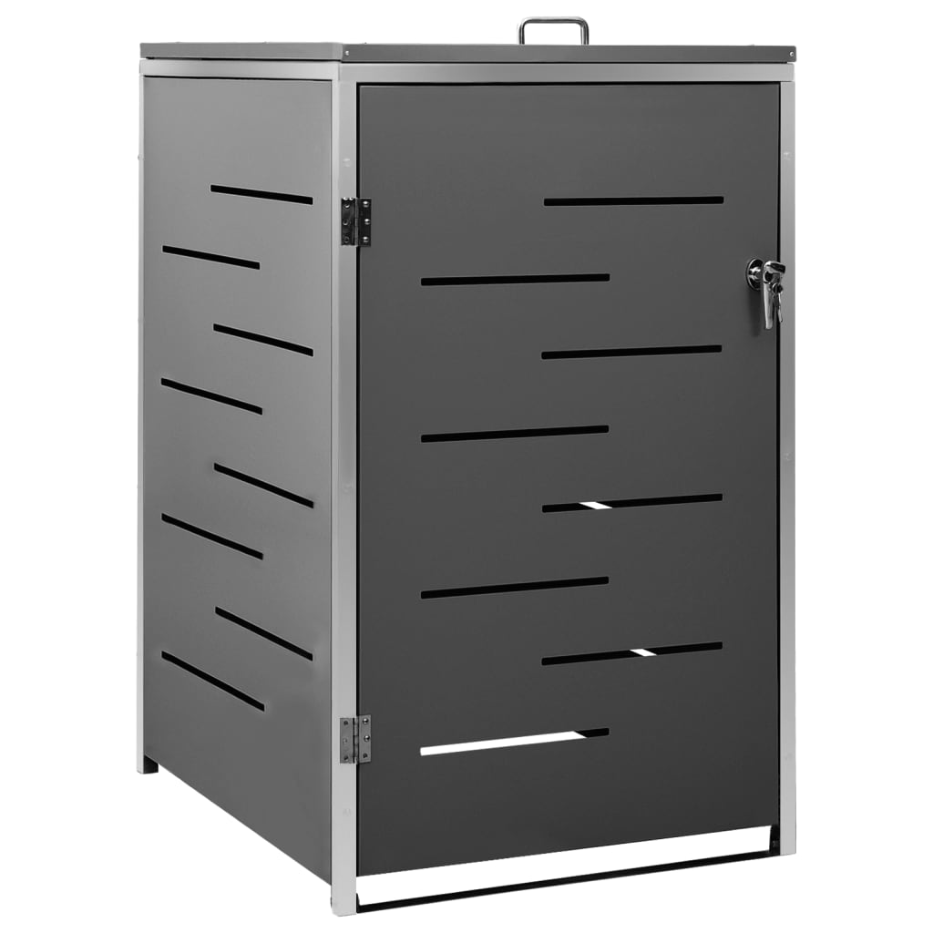 Mülltonnenbox für 1 Tonne 69x77,5x115 cm Edelstahl