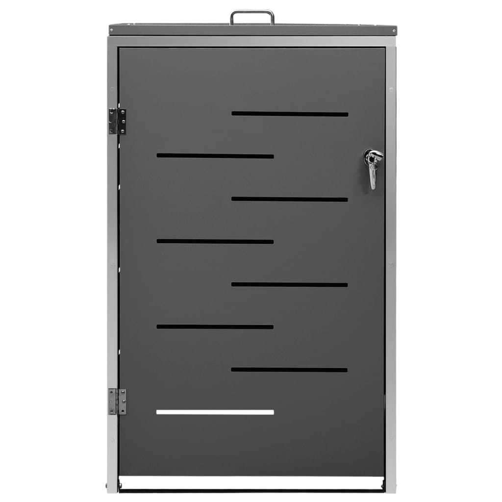 Mülltonnenbox für 1 Tonne 69x77,5x115 cm Edelstahl
