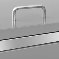 Thumbnail for Mülltonnenbox für 2 Tonnen 138x77,5x115,5 cm Edelstahl