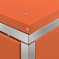 Thumbnail for Mülltonnenbox für 1 Tonne 69x77,5x115 cm Edelstahl