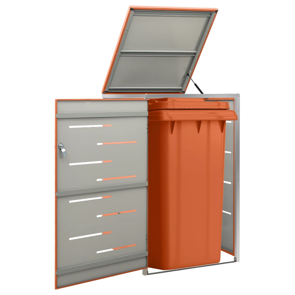 Mülltonnenbox für 1 Tonne 69x77,5x115 cm Edelstahl