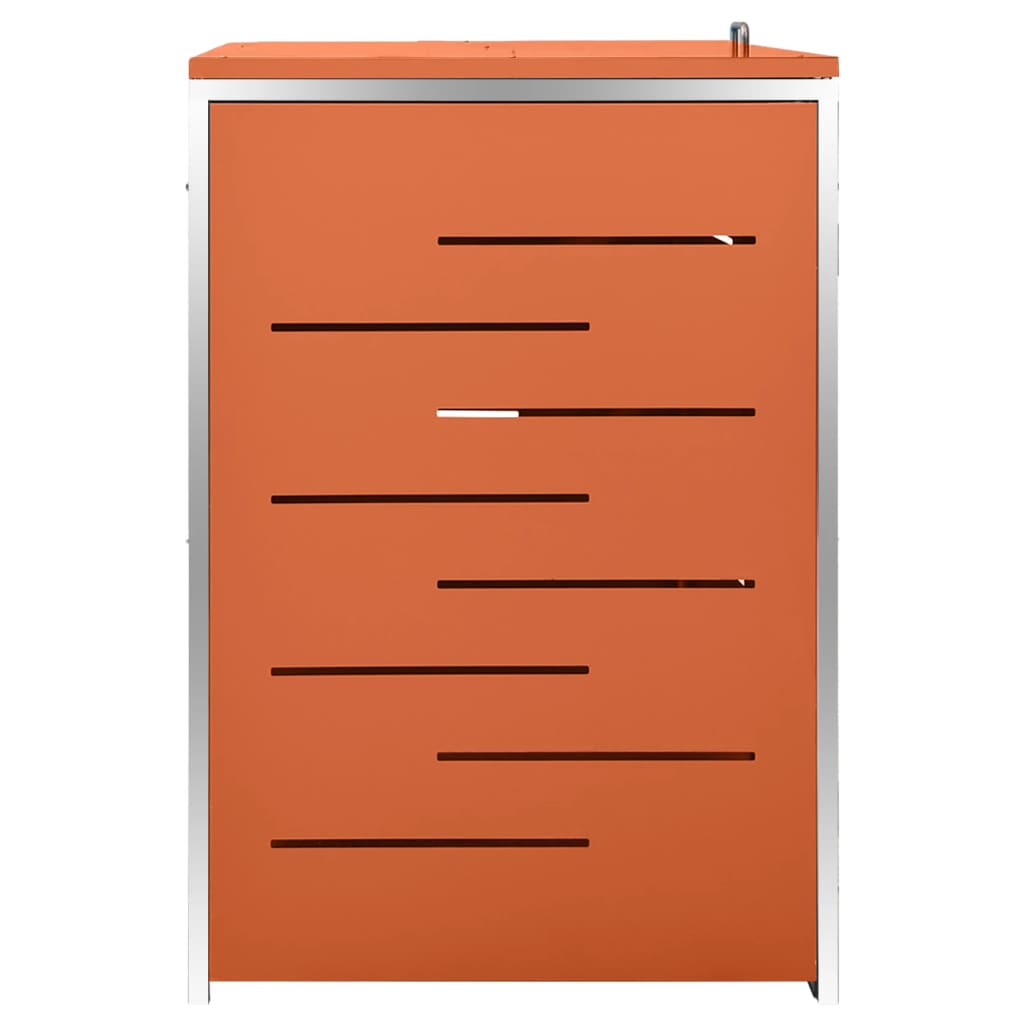 Mülltonnenbox für 3 Tonnen 207x77,5x115 cm Edelstahl