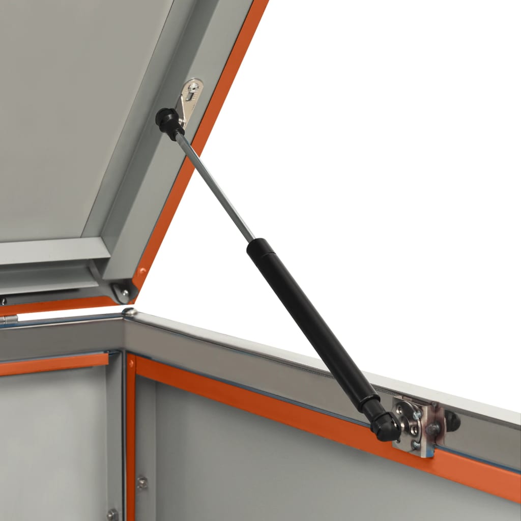 Mülltonnenbox für 3 Tonnen 207x77,5x115 cm Edelstahl