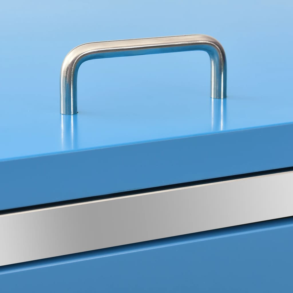 Mülltonnenbox für 2 Tonnen 138x77,5x115,5 cm Edelstahl