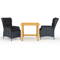 Thumbnail for 3-tlg. Garten-Essgruppe Dunkelgrau