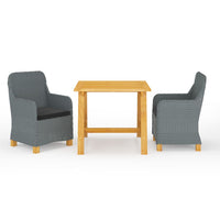 Thumbnail for 3-tlg. Garten-Essgruppe Hellgrau