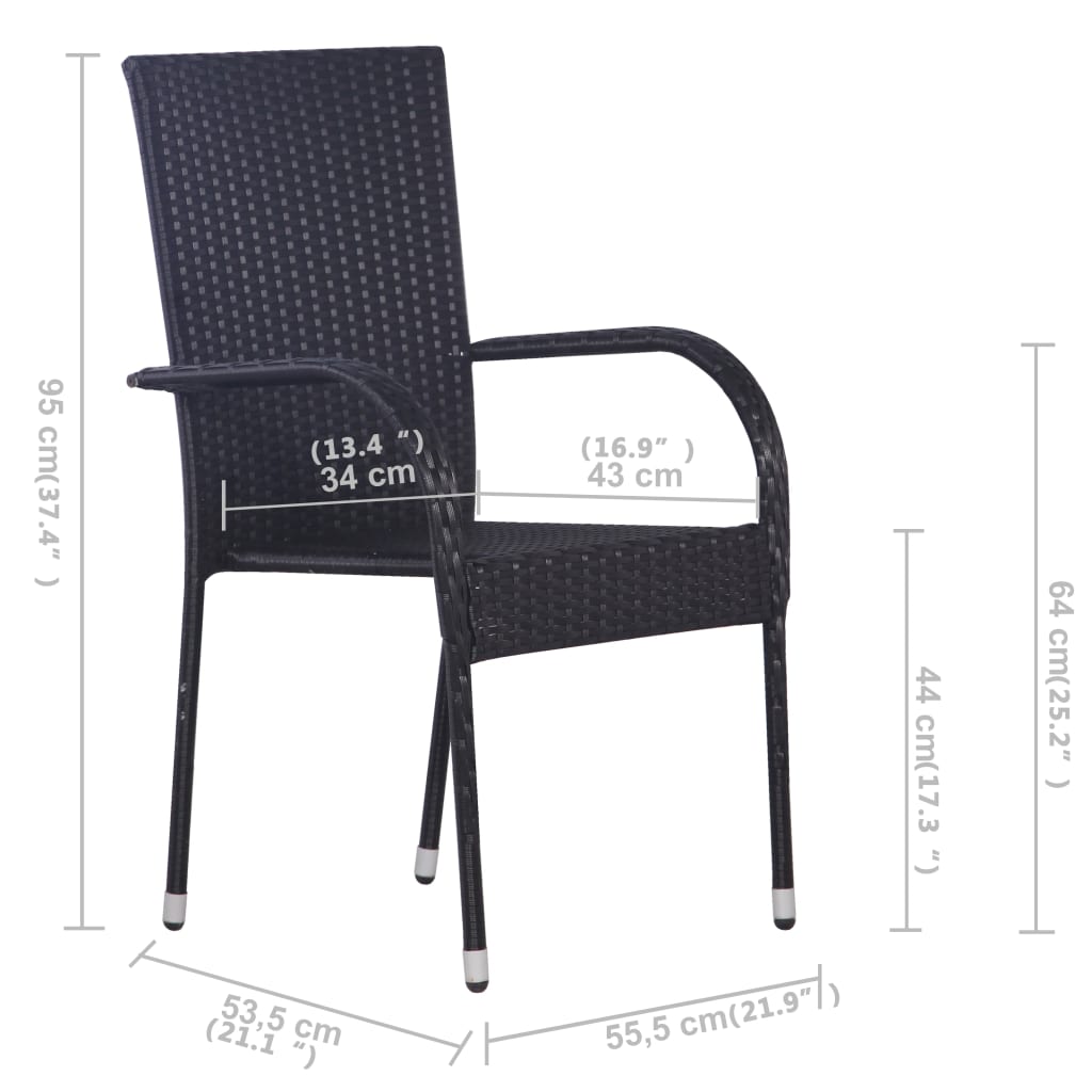5-tlg. Garten-Essgruppe Grau
