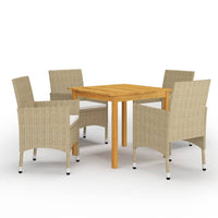 Thumbnail for 5-tlg. Garten-Essgruppe Beige
