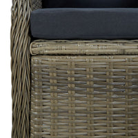 Thumbnail for 3-tlg. Garten-Essgruppe Braun