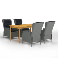 Thumbnail for 5-tlg. Garten-Essgruppe Hellgrau