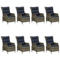 Thumbnail for 9-tlg. Garten-Essgruppe Braun