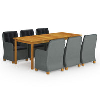 Thumbnail for 9-tlg. Garten-Essgruppe Hellgrau