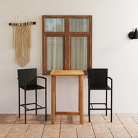 Thumbnail for 3-tlg. Gartenbar-Set Schwarz