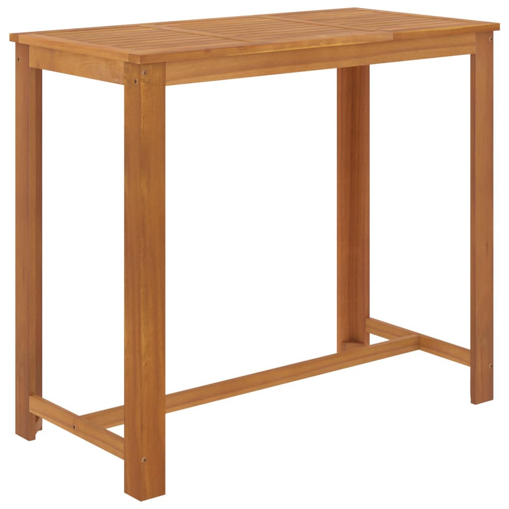 5-tlg. Gartenbar-Set mit Kissen Braun