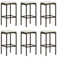 Thumbnail for 7-tlg. Gartenbar-Set mit Kissen Braun