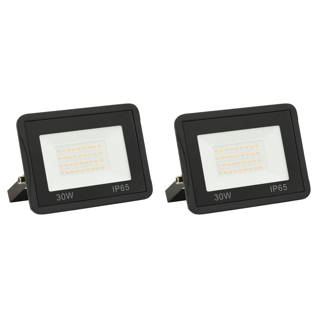 LED-Fluter 2 Stk. 30W Warmweiß