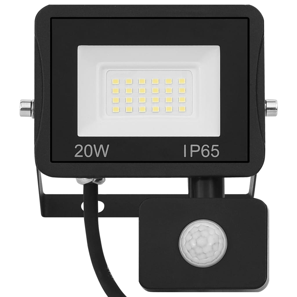 LED-Fluter mit Sensor 20 W Warmweiß