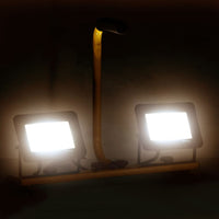 Thumbnail for LED-Fluter mit Handgriff 2x30 W Warmweiß
