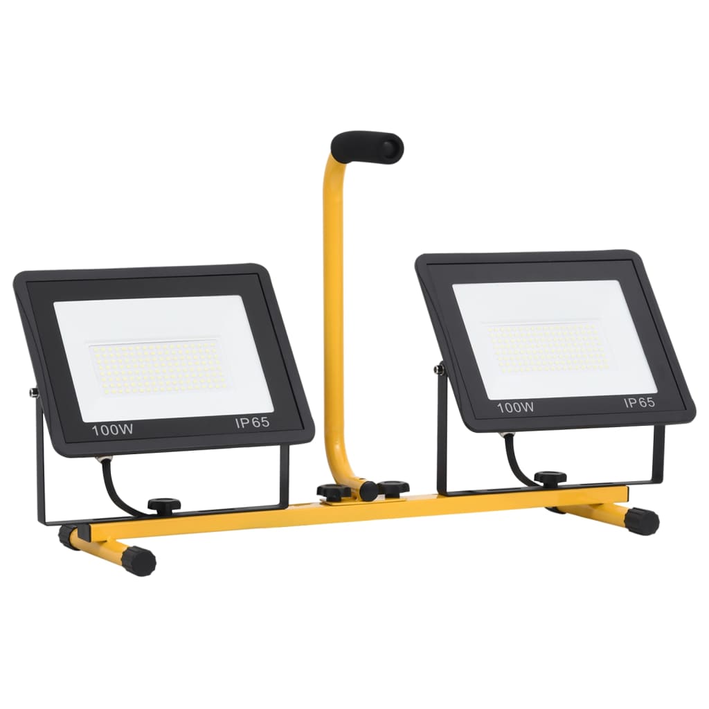 LED-Fluter mit Handgriff 2x100 W Kaltweiß