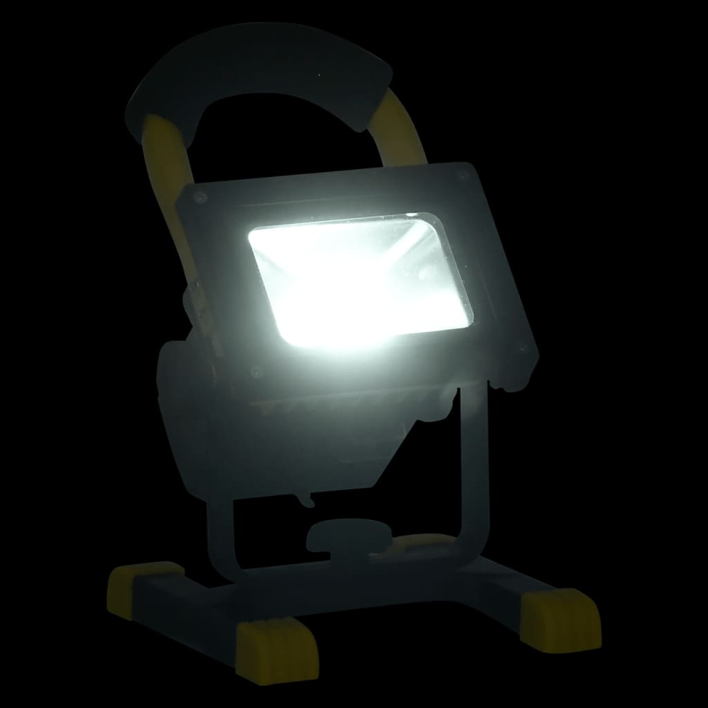 LED-Strahler Wiederaufladbar mit Handgriff 10W Kaltweiß