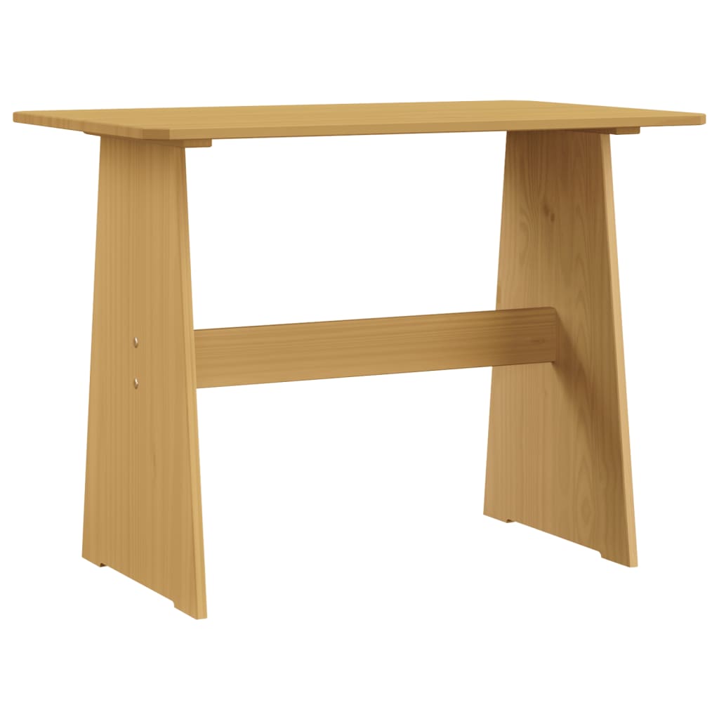 Esstisch mit Bank Honigbraun Massivholz Kiefer
