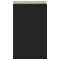 Thumbnail for Schuhbank mit Kissen Schwarz 104x30x49 cm Holzwerkstoff