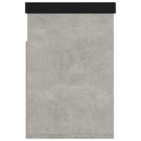 Thumbnail for Schuhbank mit Kissen Betongrau 80x30x47 cm Holzwerkstoff