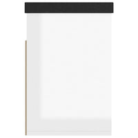 Thumbnail for Schuhbank mit Kissen Hochglanz-Weiß 80x30x47 cm Spanplatte