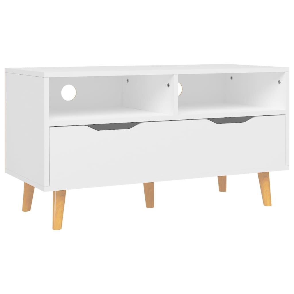 TV-Schrank Weiß 90x40x48,5 cm Spanplatte