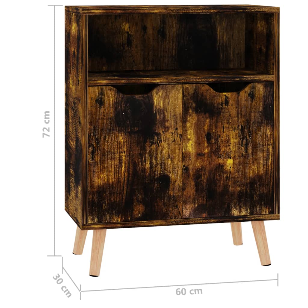 Sideboard Räuchereiche 60x30x72 cm Spanplatte