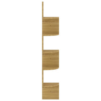 Thumbnail for Wand-Eckregal Sonoma-Eiche 19x19x123 cm Holzwerkstoff