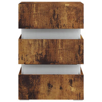 Thumbnail for LED-Nachttisch Räuchereiche 45x35x67 cm Holzwerkstoff