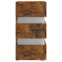 Thumbnail for LED-Nachttisch Räuchereiche 45x35x67 cm Holzwerkstoff