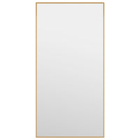 Thumbnail for Türspiegel Golden 30x60 cm Glas und Aluminium