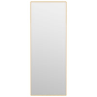 Thumbnail for Türspiegel Golden 30x80 cm Glas und Aluminium