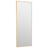 Thumbnail for Türspiegel Golden 30x80 cm Glas und Aluminium