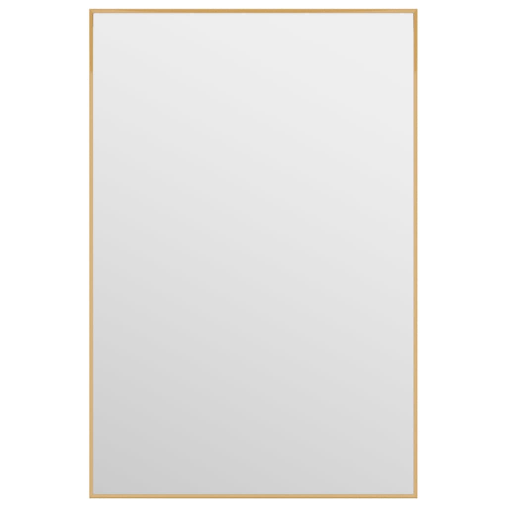 Türspiegel Golden 40x60 cm Glas und Aluminium