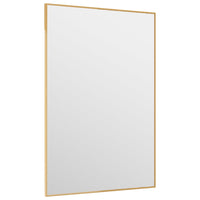 Thumbnail for Türspiegel Golden 40x60 cm Glas und Aluminium