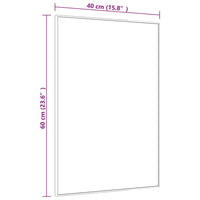 Thumbnail for Türspiegel Golden 40x60 cm Glas und Aluminium