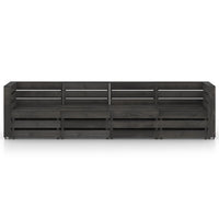 Thumbnail for 4-Sitzer-Gartensofa Grau Imprägniertes Kiefernholz