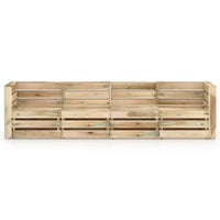 Thumbnail for 4-Sitzer-Gartensofa Grün Imprägniertes Kiefernholz