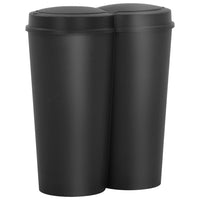 Thumbnail for Duo Mülleimer Schwarz 50 L