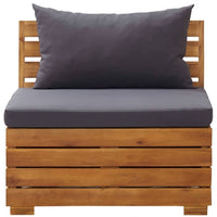 Thumbnail for 2-Sitzer-Gartensofa mit Kissen Massivholz Akazie