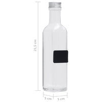 Thumbnail for Glasflaschen mit Schraubverschluss 12 Stk. Quadratisch 250 ml